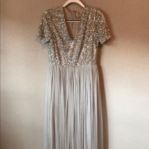 Asos Sequin Bridesmaid Dress